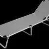 Hot Drømmeseng aluminium - grå/sort Campingmøbler