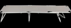 Hot Drømmeseng aluminium - grå/sort Campingmøbler