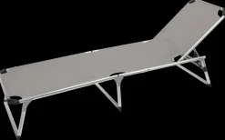 Hot Drømmeseng aluminium - grå/sort Campingmøbler