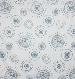 Sale Badeforhæng 180 x 200 cm - Cirkler Badeværelsesartikler