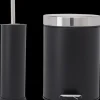 Best Pedalspand 3 liter og toiletbørste sort Badeværelsesartikler