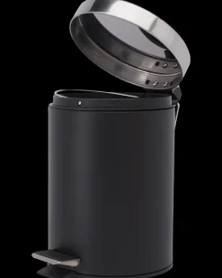 Best Pedalspand 3 liter og toiletbørste sort Badeværelsesartikler