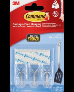 Clearance ™ Trådkroge med Strips - Transparent Små Kroge Og Ophæng