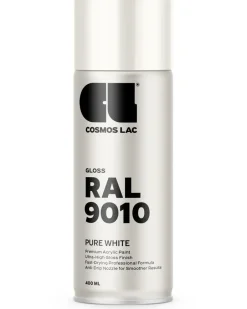 Best Spray GLOSS WHITE RAL9010 Spraymaling