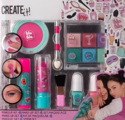 CREATEit Makeup pink/turkis 8 dele Kosmetik Og Personlig Pleje|Øvrigt Legetøj