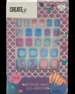 Online CREATEit Negle 24 stk. mermaid - assorterede design Kosmetik Og Personlig Pleje|Øvrigt Legetøj