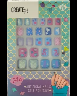 Online CREATEit Negle 24 stk. mermaid - assorterede design Kosmetik Og Personlig Pleje|Øvrigt Legetøj