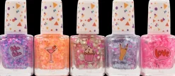Sale CREATEit Neglelak med konfetti 5 x 8 ml Kosmetik Og Personlig Pleje|Øvrigt Legetøj