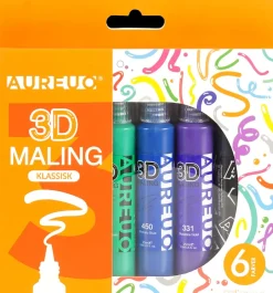 3D maling 6-pak klassisk Øvrige Hobbyartikler