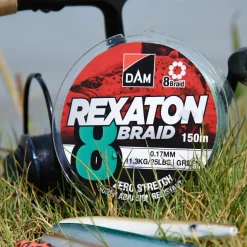 Online Fletline 8 Braid 150 m 0,15 mm - grøn Fiskestænger, Hjul Og Liner