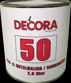 Discount Træ og metal 2 L glans 50 - hvid Træ- Og Metalmaling