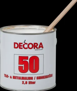 Discount Træ og metal 2 L glans 50 - hvid Træ- Og Metalmaling