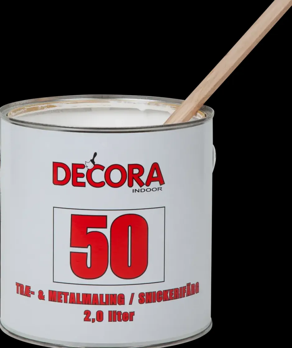 Discount Træ og metal 2 L glans 50 - hvid Træ- Og Metalmaling