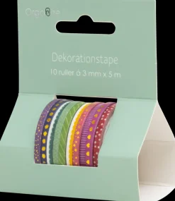 Discount Dekorationstape 10-pak - Assorteret design Øvrige Hobbyartikler