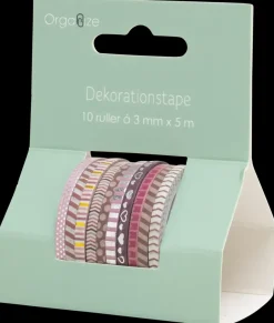 Discount Dekorationstape 10-pak - Assorteret design Øvrige Hobbyartikler
