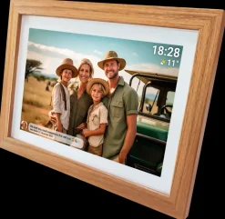 Outlet Fotoramme FRAMEO - 10,1" Egetræ Billedrammer|Gadgets
