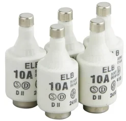 Clearance Diazed sikring 10 A 5-pak Sikringer