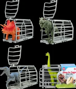 Sale Dino i bur Legetøjsfigurer