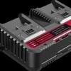 Outlet Dobbeltoplader 18V til Batterier Og Batteriopladere