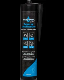 Best Bygge- /sanitetssilikone 300 ml - grå Fugemasse Og Silikone