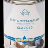 Outlet Træ- og metalmaling 1 L glans 40 - hvid Træ- Og Metalmaling