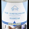 New Træ- og metalmaling 0,75 L glans 50 - sort Træ- Og Metalmaling