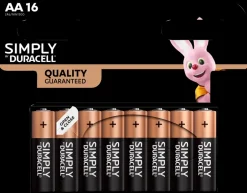 Online Simply Batteri AA 16-pak Batterier