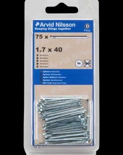 Sale Dykker firkantet 1,7 x 40 mm 75-pak Søm Og Kramper