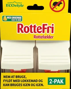 Hot RotteFri Rottefælde 2-pak Mus- Og Rottefælder