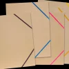 Best Elastikmappe A4 5-pak - Natur Kontorartikler