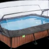 Sale Pool 300x200 cm med pumpe og skærm - brun Pool- Og Spatilbehør