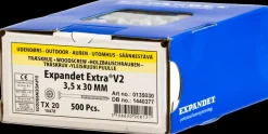 New Spånskrue 3.5 x 30 mm TX20 500 stk. Skruer
