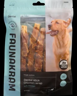 Hot Hundesnack Dental stick med kylling 220 g Hundefoder, Kattemad Og Godbidder