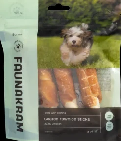 Hot Tyggeben kylling 200 g Hundefoder, Kattemad Og Godbidder