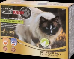 Vådfoder til katte 8 x 100 g Hundefoder, Kattemad Og Godbidder