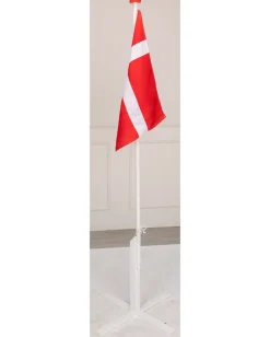 Clearance Flagstang med Hejs og Line - 180 cm Flag Og Vimpler