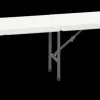 Discount Foldebænk Kunststof L. 180 cm - hvid Klapstole Og -Borde|Bord- Og Bænksæt