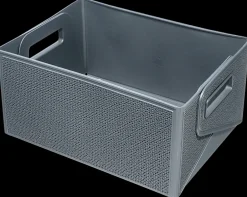 Online Foldekasse 33 x 23,5 x 15,5 cm grå Opbevaringsbokse Og -Kasser