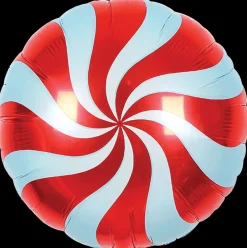 Best Folieballon 33 cm - Rød bolsje Festartikler