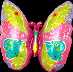 Clearance Folieballon 46 cm - Sommerfugl Festartikler