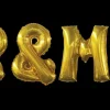 Sale Folieballon 40 cm Mr&Mrs - Guld Festartikler