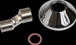 New Forskruningssæt 1/2" x 3/4" x 60 mm Øvrige Vvs-Artikler|Rosetter