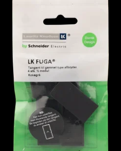 Sale FUGA Tangent afbryder dobbelt 2 sæt - koksgrå Tangenter