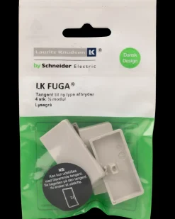 FUGA Tangent afbryder dobbelt 2 sæt - lysegrå Tangenter