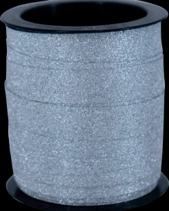 Clearance Gavebånd 10 m glitter - assorterede farver Festartikler