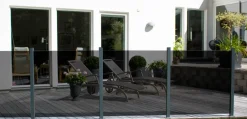 Best Glashegn 100 x 97,6 cm - røgfarvet glas Øvrige Havemøbler|Solsejl
