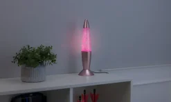 Sale Glitterlampe med farveskift H. 35 cm Bordlamper