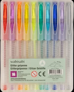 Outlet Glitterpen 10-pak Kontorartikler