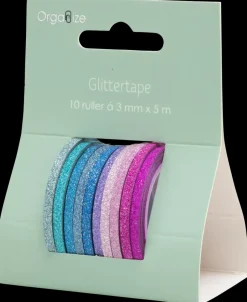 Best Glittertape 10-pak - Assorteret design Øvrige Hobbyartikler