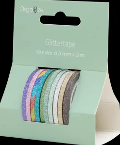 Best Glittertape 10-pak - Assorteret design Øvrige Hobbyartikler